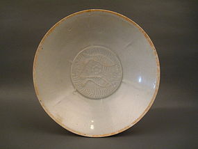 A Southern Song Qingbai Dish With a Pair Of Fish