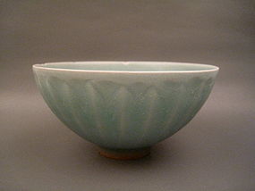 Extremely Rare Bluish Green Southern Song Lotus Bowl