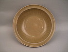A Southern Song Longquan Pale Brown Glaze Dish