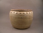 A Rare Song/Yuan Dynasty Drum Shaped Large Jar