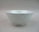A Ming Dynasty B/W Bowl With Crane and Lotus