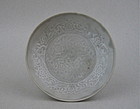 Impressive Molded Of Yuan Dynasty Dish With Lotus