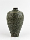 MASTERPIECE OF NORTHERN SONG YAOZHOU WARE CELADON MEIPING