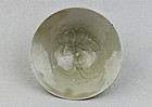 A SONG DYNASTY WHITE GLAZED CONICAL BOWL