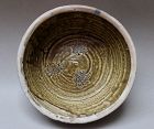 GUANDONG XICHUN STONEWARE BASIN WITH STAMP FLOWER HEADS