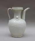 SOUTHERN SONG QINGBAI EWER WITH FLORAL SPRAYS