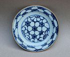 Early Qing Dynasty Blue and White Small Dish