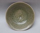 A RARE SONG DYNASTY YAOZHOU CELADON DISH FOUND AT INDONESIA