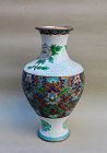 A FINE QING DYNASTY !8th-19th CENTURY CLOISONNE  VASE