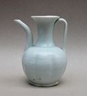A RARE QINGBAI PEAR SHAPE EWER (SOUTHERN SONG OR LATER)