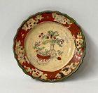 A MING DYNASTY SANCAI / THREE COLORS DISH