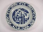 Blue & White Plate