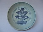 Blue & White Saucer Dish