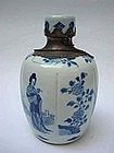 Ching Dynasty Blue & White Jar