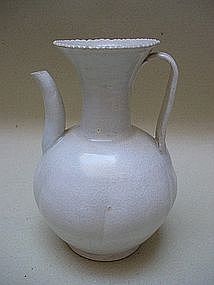 Song Dynasty White Glazed Ewer