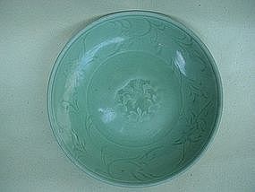 Ming Dynasty Longquan Celadon Dish