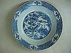 Blue & White Dish (Late Ming Swatow)