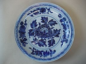 Blue & White Large Dish