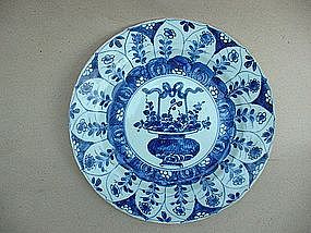 Kangxi Blue & White Dish