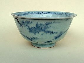 A Finely Ming Dynasty Blue & White Bowl