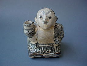 A Rare Sawankhalok Figurine