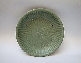 An Early Ming Longquan Celadon Dish