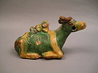A Rare Ming Dynasty Sancai Glaze With Boy On Buffalo