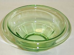 Hazel Atlas Green REST WELL 5 1/4 Inch MIXING BOWL