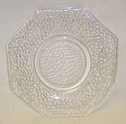 Federal Crystal JACK FROST CRACKLED 5 7/8 Inch PLATE