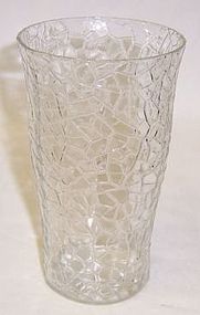 Federal Crystal JACK FROST CRACKED 5 1/4 ICE TEA TUMBLER