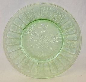 Jeannette Green FLORAL POINSETTIA 7 3/4 Inch SALAD PLATE