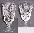 Heisey Crystal ORCHID 6 1/2 Inch Number 5025 ICE TEA TUMBLER