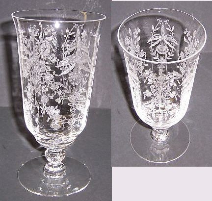 Heisey Crystal ORCHID 6 1/2 Inch Number 5025 ICE TEA TUMBLER