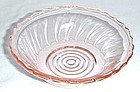 Jeannette Depression Glass Pink SWIRL 5 1/2 Inch CEREAL BOWL