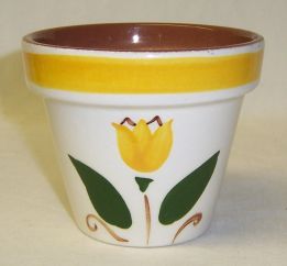 Stangl Pottery Yellow TULIP 3 1/8 Inch High FLOWER POT
