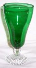 Anchor Hocking Fire King Forest Green BUBBLE 7 Inch ICE TEA TUMBLER
