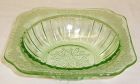 Jeannette Depression Glass Green ADAM 5 3/4 Inch CEREAL BOWL