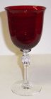 Morgantown Glass BRILLIANT RUBY 7 1/4 Inch 8 Ounce WATER GOBLET