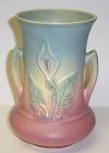 Hull Pottery CALLA LILY 6 1/2 Inch Two Handled FLOWER VASE