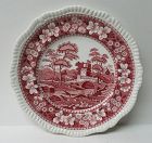 Copeland England SPODE'S TOWER Pink 10 1/2 Inch DINNER PLATE