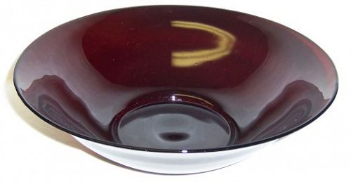 Anchor Hocking ROYAL RUBY Red 11 1/4 In SALAD BOWL