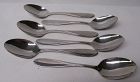 Oneida USA Stainless CAMBER 7 1/4 In OVAL SOUP SPOONS, Set of SIX