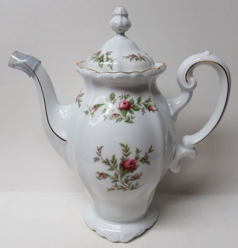 JoHann Haviland Traditions MOSS ROSE 11 In COFFEE POT with LID