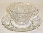 Fostoria Crystal CHINTZ Tea or Coffee CUP and SAUCER