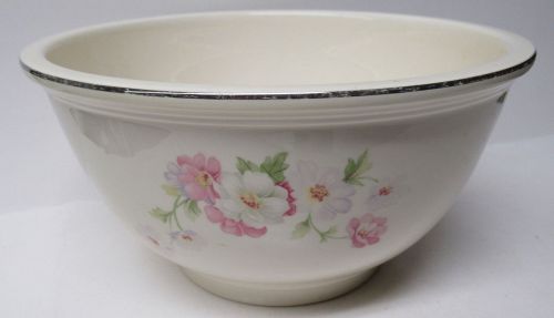 Homer Laughlin VIRGINIA ROSE MOSS ROSE 8 1/2 In MIXING BOWL