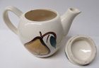 Purinton Slipware FRUIT APPLE PEAR 5 Cup TEAPOT with LID