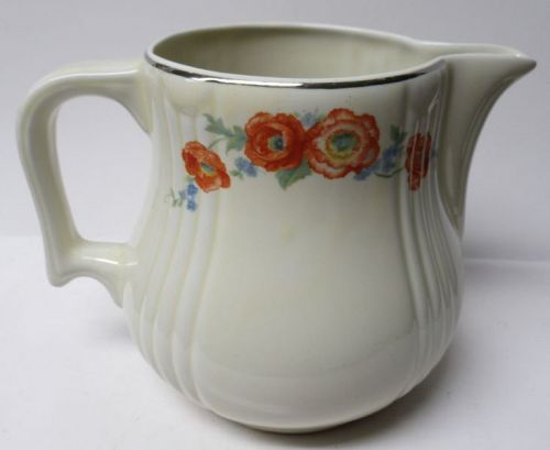 Hall China ORANGE POPPY 6 In 64 Ounce RADIANCE JUG or PITCHER