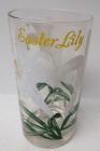 Boscul Vintage White EASTER LILY 5 In PEANUT BUTTER Glass