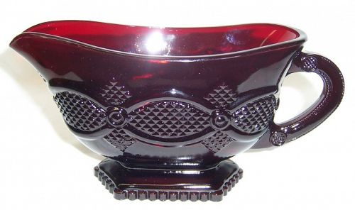 Avon Ruby Red 1876 CAPE COD GRAVY or SAUCE Boat