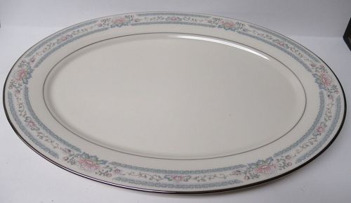 Lenox China CHARLESTON 16 In Oval SERVING PLATTER, Made In U.S.A.